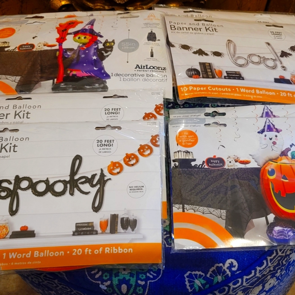 Halloween balloons no hilum require bundle
